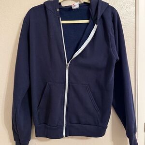 Los Angeles Apparel Flex Fleece Zip Up Hoodie